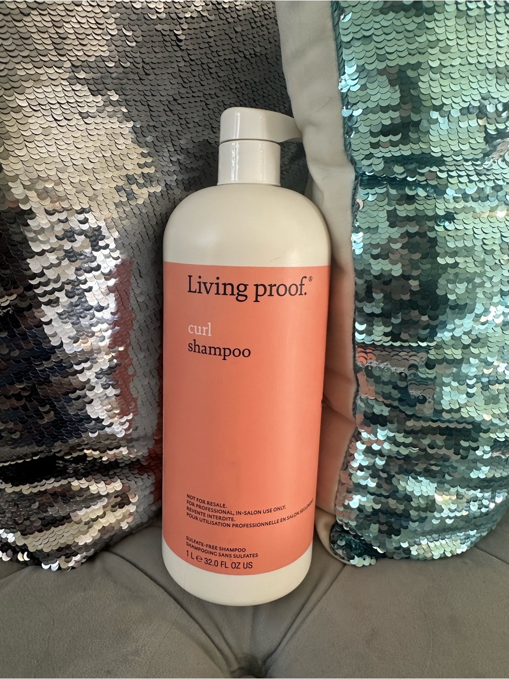 Living Proof Curl Shampoo with pump